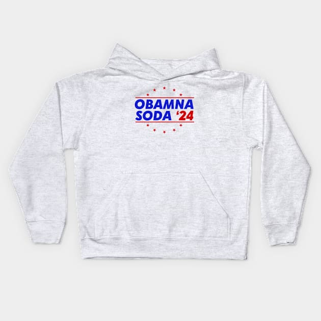 Obamna Soda 24 | Obamna Soda 2024 Kids Hoodie by GreenCraft